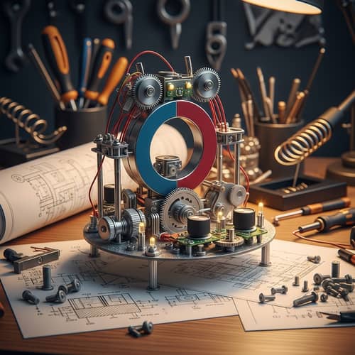 Original Invention with Large Magnet - Creative Workspace Display