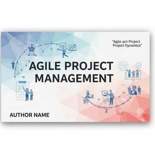 Agile Project Management - Book Cover Design