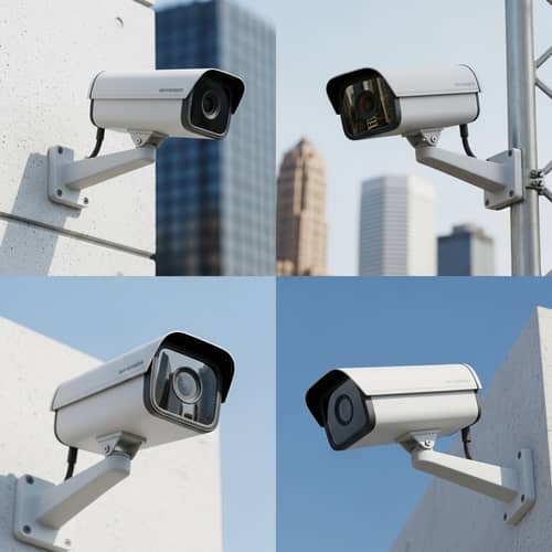 Minimalist Surveillance Cameras - Urban Setting