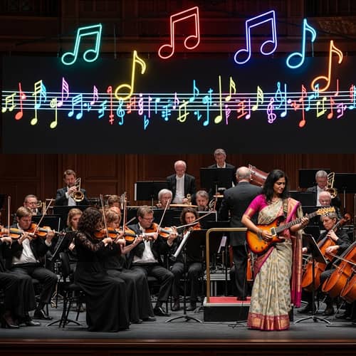 Modern Twist on Classical Music: Orchestral Performance with Electric Guitar