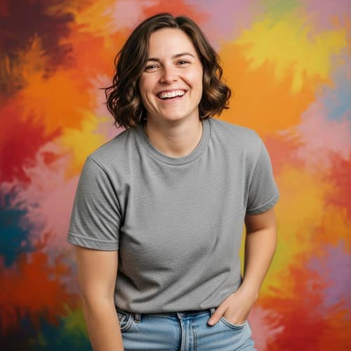 Meet Me: A Friendly Face in Colorful Surroundings