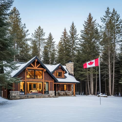 Charming Home nestled in Canadian Scenery