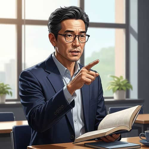 Robert Kiyosaki Teaching | Seminar Pointing Finger - Hyper Realistic