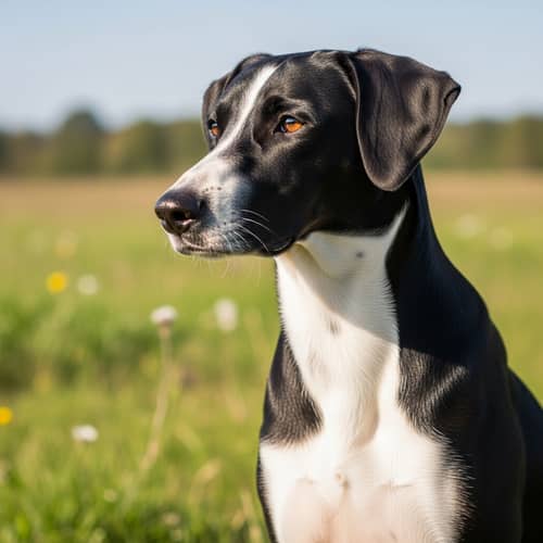 Black and White Dog