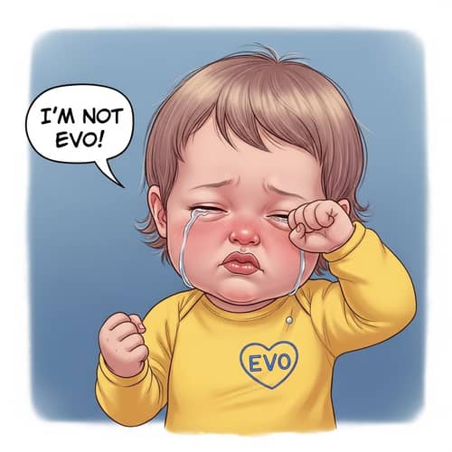 Crying Baby Girl Evo Drawing