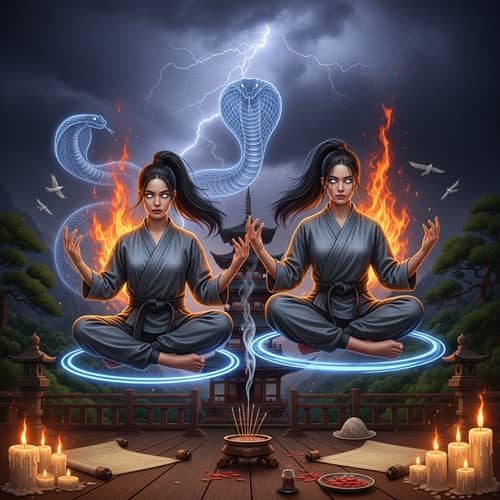 Devilish Meditation: Levitating American-Korean Women in Martial Arts Attire