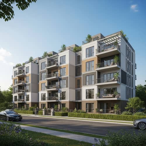 Modern Modular Residential Building Design