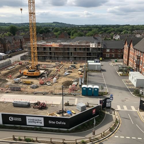 Detailed Construction Site Refurbishment and Extension