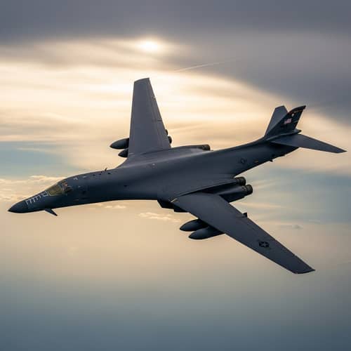 B-1 Bomber Aircraft | US Air Force Heavy Bomber in Flight