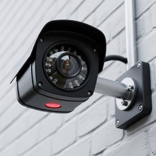 Wall-Mounted CCTV Camera: Sturdy Design with Advanced Technology