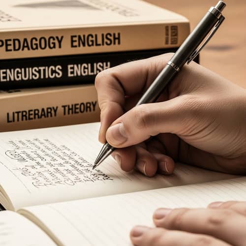 Handwriting in a Quiet, Intellectual Atmosphere | Notebook & Books