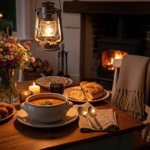 Cozy Homemade Soup and Bread | Warmth and Comfort