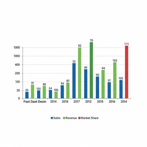 Automobile Company Performance Bar Graph