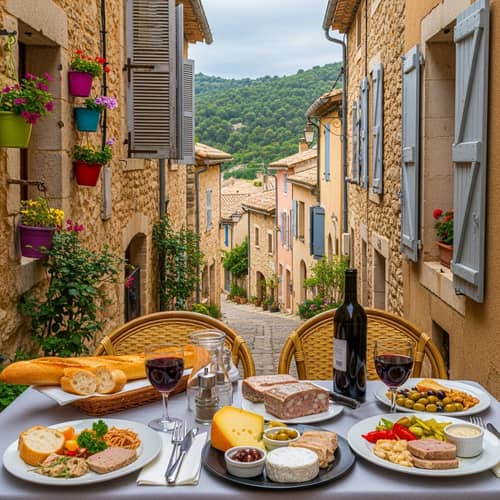 その他 Artbeats French Towns & Villages Gorgeous French Village with Chateau and Vineyards | AI Art