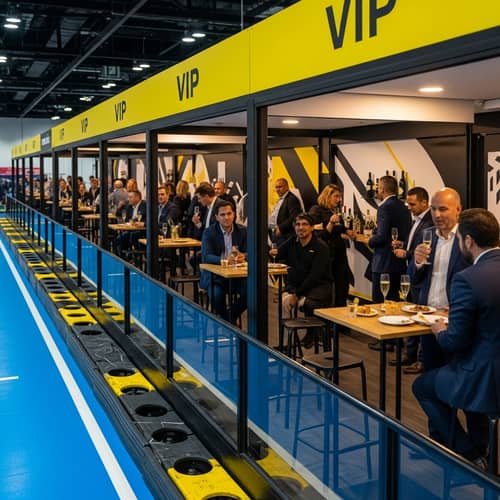 Indoor Electric Go-Kart Track in Convention Center | VIP Experience