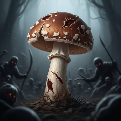 Resilient Mushroom: Standing Tall Against Malevolent Forces