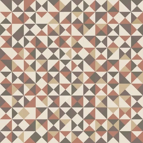 Intricate Multicolored Equilateral Triangle Tessellation