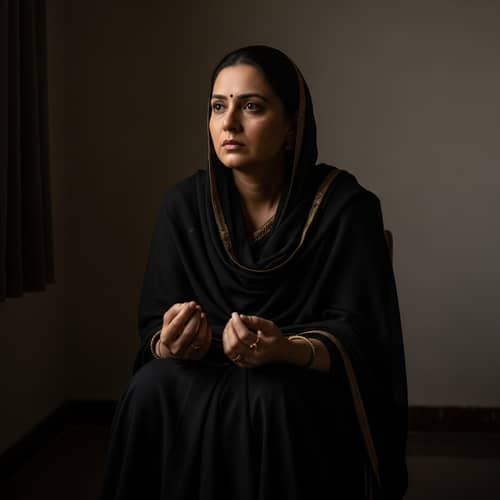 South Asian Woman in Mourning: Coping with Grief and Anxiety