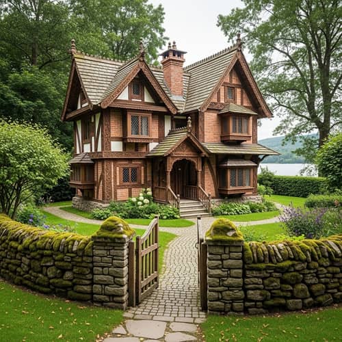 Tranquil Cottage Home Surrounded by Forest and Lake