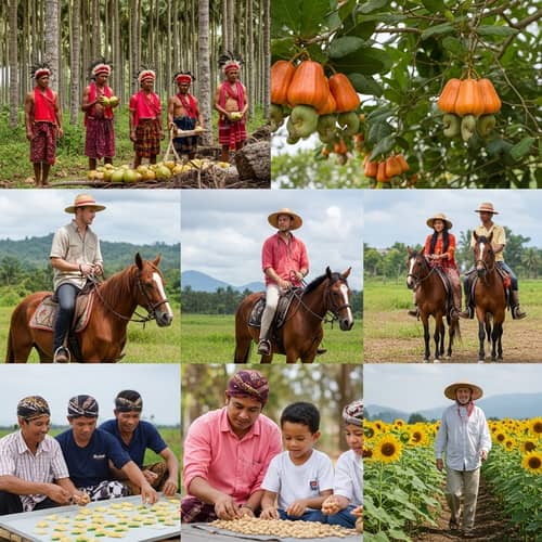Cultural Agricultural Scenes Across Indonesia