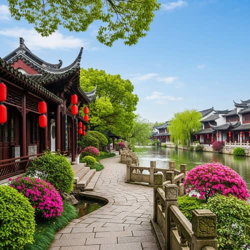 Explore Nantong's Haohe Scenic Area in Jiangsu, China