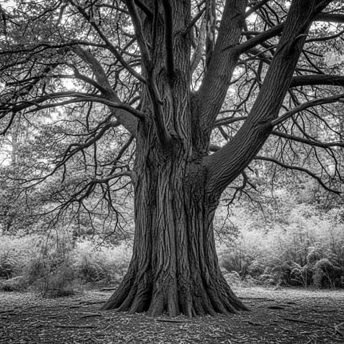 Majestic Totara Tree: Capturing Serene Wilderness Beauty
