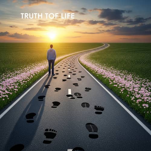 Philosophical Depiction of Life's Truth: Journey of Joy and Trials