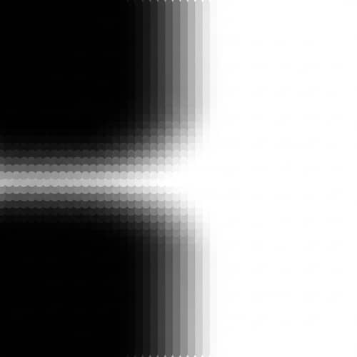 Black and White Gradient Effect using Bisection Method