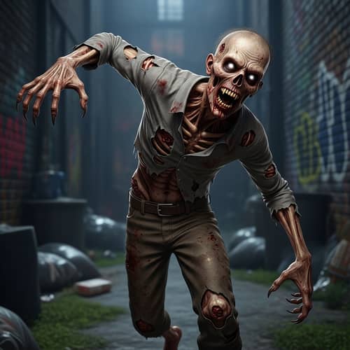 Terrifying Zombie Art - Scary Undead Illustration