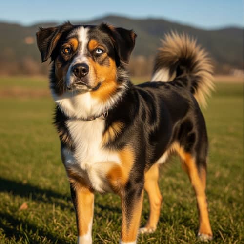 Unique Australian Shepherd Mixed Breed Dog