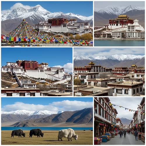 Discover the Majesty of Tibet | Scenic Collage