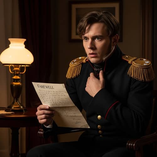 Pechorin's Emotional Reaction to Vera's Farewell Note