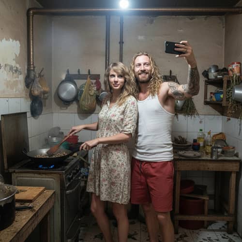 Rustic Kitchen Life: Candid Cooking Moments