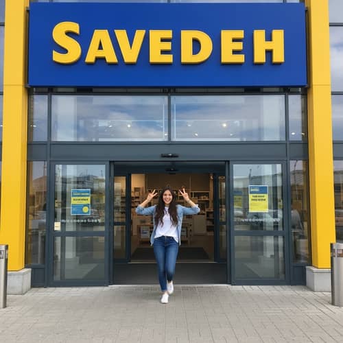 Female Vlogger Excitedly Enters Swedish Furniture Store | Shopping Adventure