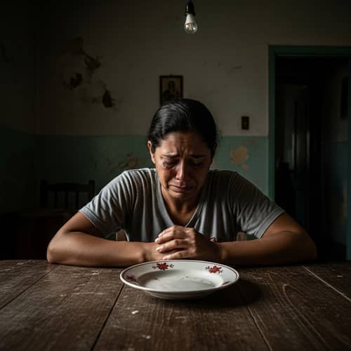 Cuban Person in Distress | Poverty Stricken Expression