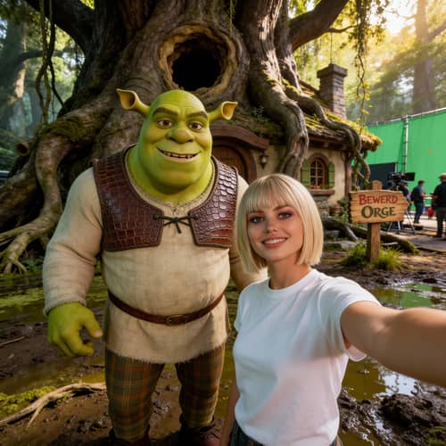 Selfie with Shrek: A Hyper-Realistic Experience