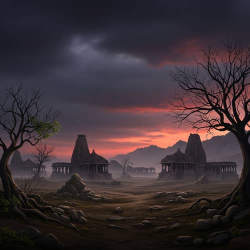 Kali Yuga Landscape: Dystopian Visions of Ancient Temples