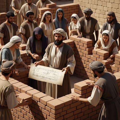 Nehemiah Leads Construction of Jerusalem's Walls