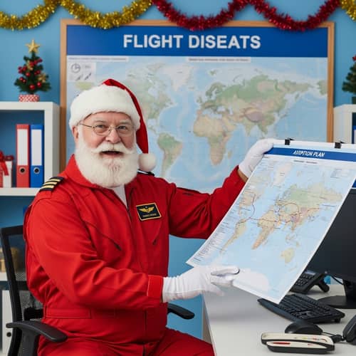 Christmas Aviator Spreads Holiday Joy with Worldwide Gift Distribution
