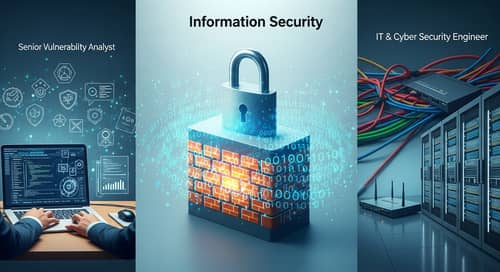 Information Security Professionals: Senior Analyst & Cyber Security Engineer
