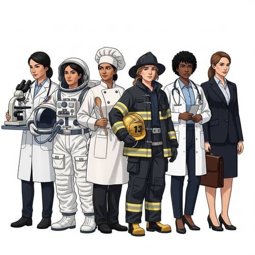 Inspiring Women in Science, Space, Cooking, Firefighting, Medicine & Business