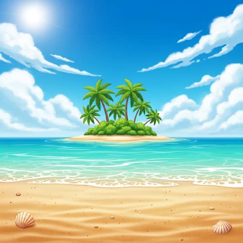 Sunny Island Escape | Turquoise Sea View