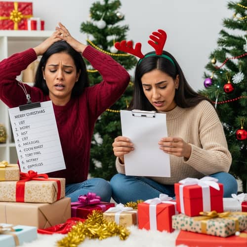 Christmas Holiday Season Preparations by South Asian and Middle-Eastern Women