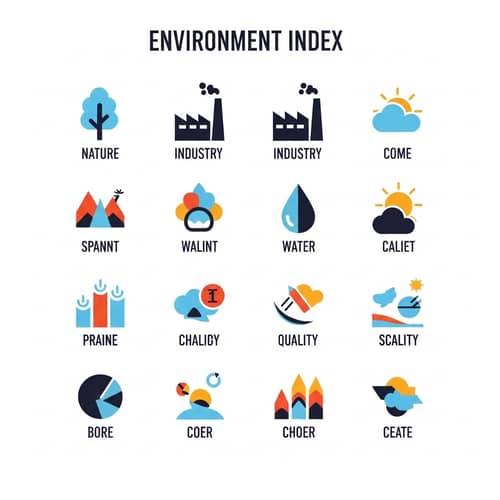 Environment Index Symbols | Minimalistic Design