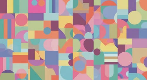 Colorful Geometric Background | Abstract Shapes Design