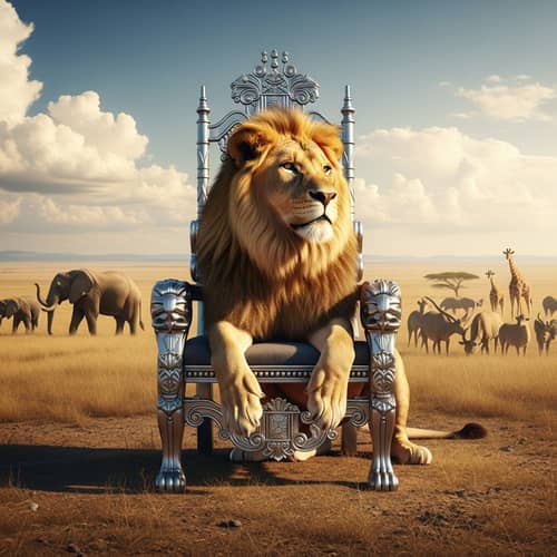 Majestic Lion - The King of Africa