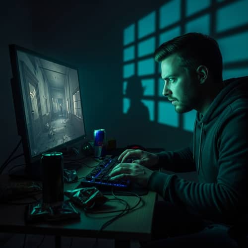 Immersed Gamer | Thrilling Horror Gameplay | Online Gaming
