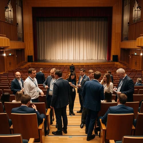 Diverse Russian Entrepreneurs Meeting in Sagunto Concert Hall