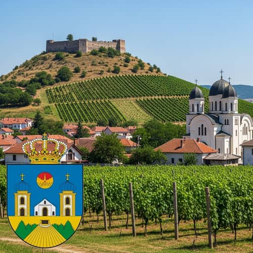 Sunny Day in Vršac, Serbia - Ancient Fortress, Vineyards & Catholic Church