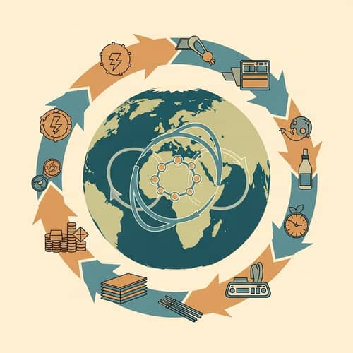 Circular Economy Systemic Loop Illustration